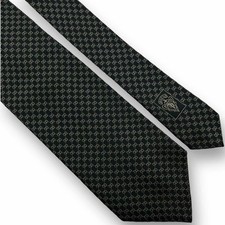 Gucci GG Pattern Silk Business Tie All-Over 100 Made in Italy Used