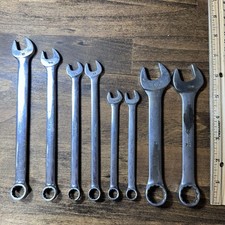 Lot Of Snap-on Combination Wrenches Oex 220 M120 M100 110 M9 14