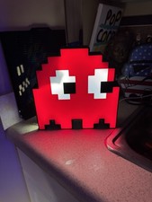 Double Sided PAC-Man Ghost LED Light Box. Adjustable Brightness  FREE SHIPPING
