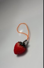 Colorful Fruit Pendant Keyring Portable Acrylic Ornament for Phones Accessories
