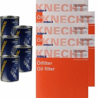 5X Original Mahle / Knecht ÖLfilter OC 76 + 5X SCT Motor Flush MotorspüLung