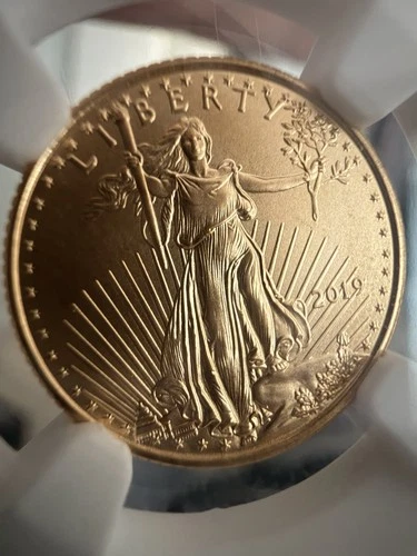 2019 American Gold Eagle G$5 - NGC MS69 - 1/10 oz Fine Gold Coin