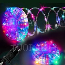 10/20/30m LED Lichtschlauch Lichterschlauch Garten Außen Innen IP65 Lichterkette