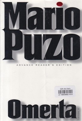 Omerta (Godfather, Book 3) - Puzo, Mario - Good - See condition notes