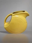Vintage Fiesta Original Yellow Disc Jug Pitcher 6” Homer Laughlin Fiestaware USA