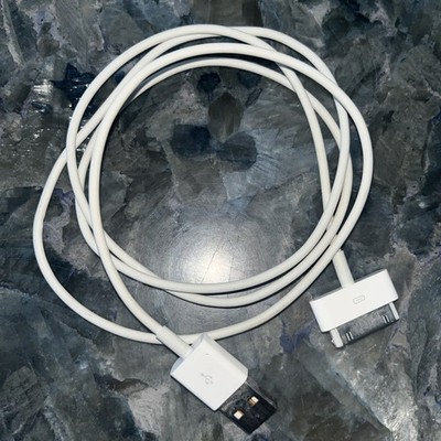 USB Dock 30 Pin DatenKabel für iPhone 3G 3GS 4 4S iPad 1 2 3 iPod Weiss