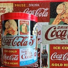 Vintage 1993 Coca Cola Brand Tin w/ 700 Piece Jigsaw Puzzle ~ MISSING 4 PCS