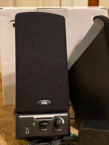 New Pair of Cyber Acoustics CA-2014 Multimedia Speaker 4 Desktop Laptop Computer - Afbeelding 3 van 12