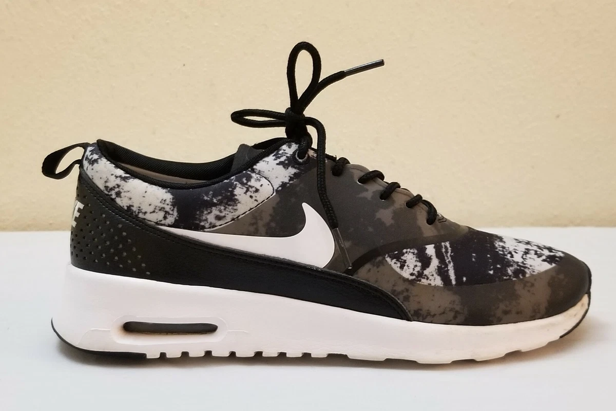 dok Een computer gebruiken conversie Nike Women&#039;s Air Max Thea Black/White/Multicolor Running Shoes  599408-007 Sz 9.5 | eBay