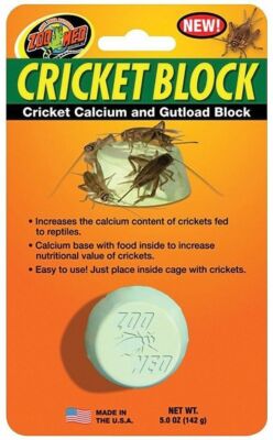 Zoo Med Cricket Gut Load Feeding Block Reptile Live Food Supplement ... - Cricket Gut Loading Supplements