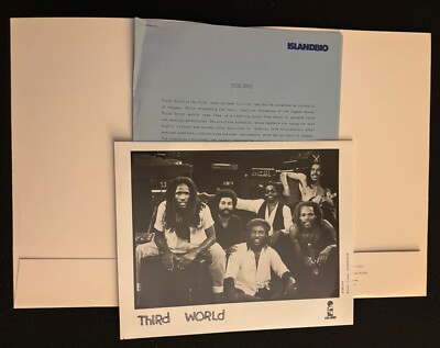 THIRD WORLD 1979 LP PRESS KIT PHOTO BIO SHEETS FOLDER ISLAND RECORDS-REGGAE