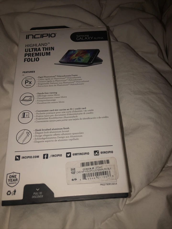 Incipio Highland 超薄高级对开式保护壳 三星 Galaxy Alpha — 第 4/4 张图片