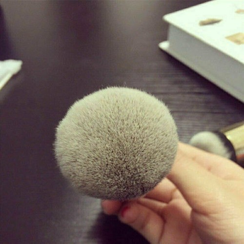 2PCS Face Powder Blush Brush Foundation Kabuki Makeup Brushes Cosmetic Tool - Picture 3 of 9