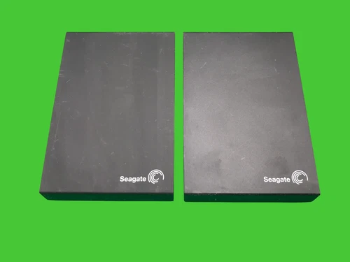 2pcs Seagate 500GB 1D6AP1-500 External Hard Drives, Used, WITH CABLE