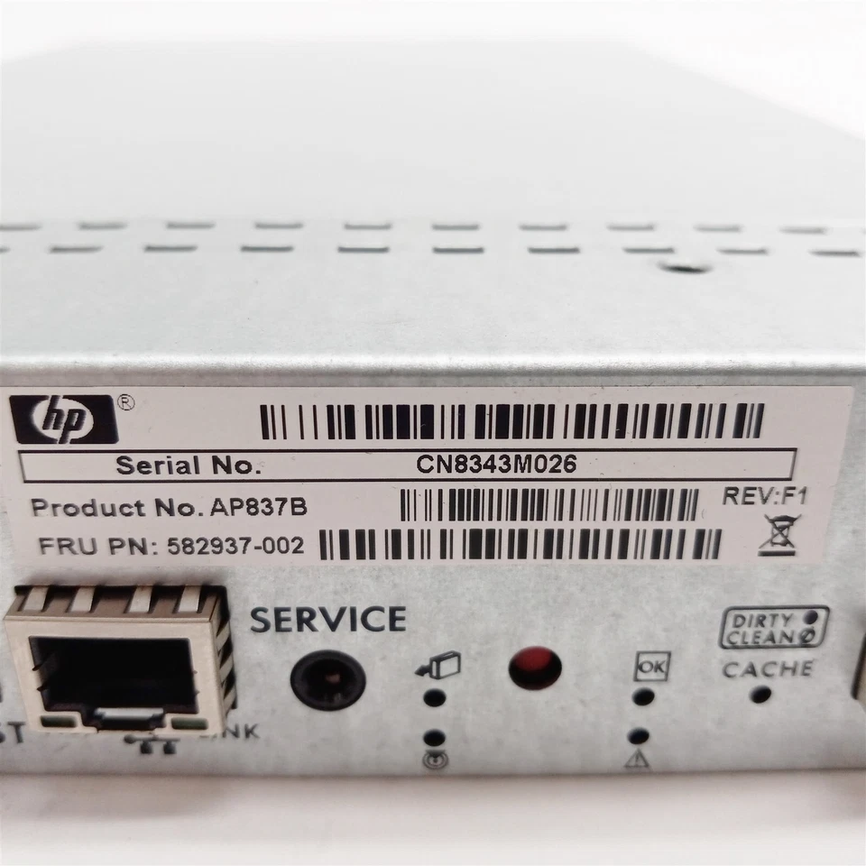 HP AP837B 582937-002 G3 RAID FC/iSCSI SAS Storage Array Controller for P2000 - Image 3 of 4