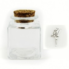 27469 Bomboniere Barattolo in Vetro con Ciondolo Fatina Trilly Campanellino Pete