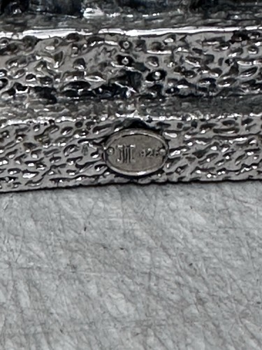 Vintage Chac Mool Statue Aztec Mayan Ancient God Marked 925 Sterling Silver - Picture 4 of 14