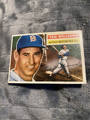 1956 Topps #5 Ted Williams Boston Red Sox HOF 1966 AL MVP '46 '49 Has pen mark