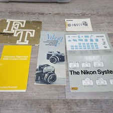 Vintage Papers Nikon F The Complete System Approach Photography Brochure
