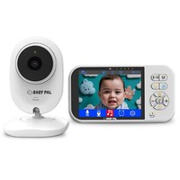 BABY PAL Video Baby Monitor - 3.5” LCD, 2600 Battery, x4 Zoom, 8 Lullabies