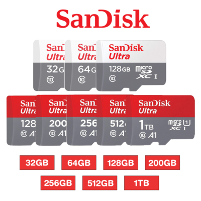 #ad #ad Sandisk Micro SD Card Ultra TF Memory 32GB 64GB 128GB 256GB 512GB 1TB 1.5TB $274.99