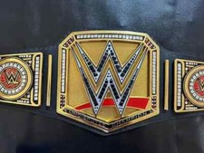NEW UNDISPUTED UNIVERSAL CHAMPIONSHIP REPLICA BELT 4MM ZINC ADULT SIZE