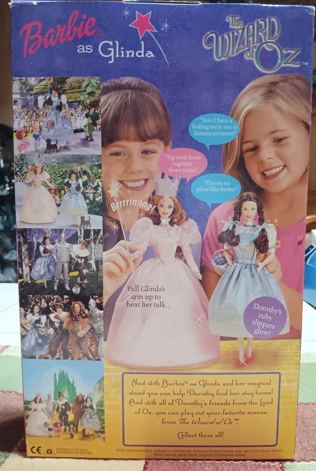 Glinda the Good Witch Talking Barbie eBay