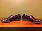 Echt Mokassin Shoes Brown Leather Loafers Men's Size 6 Germany Driving Moccasins — photo 6