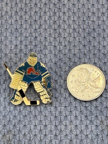 Pin's ancien gardien LNH Hockey Québec Nordiques Ultra 1988 très RARE ! - Photo 3/5
