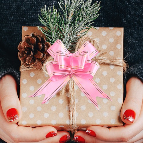 6Pcs Present Wrapping Decor Wrapping Paper Bow Gift Wrapping Bow Diy Bow Present - Afbeelding 8 van 12