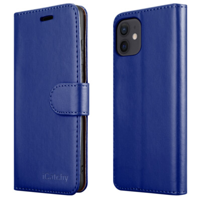 Für iPhone 12, Pro, 12 Mini Handy Hülle Leder Wallet Book Flip Ständer Cover