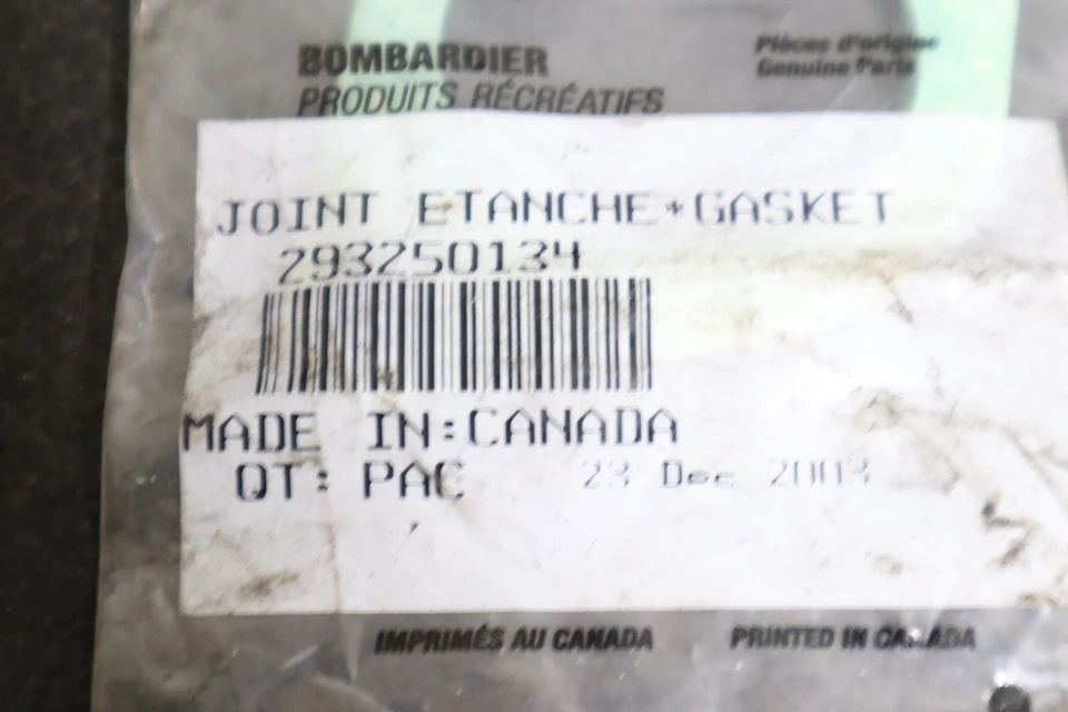 NOS - BOMBARDIER SEADOO JOINT ETANCHE 气囊 (5 个) 293250134 — 第 3/4 张图片
