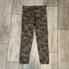 NWOT Spanx Womens Cropped Leggings Size L Camo High Rise Shapewear Slimming