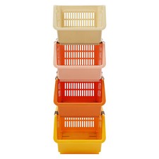 Stackable Storage Bins, Easy-Access Storage Bins, Wide Front Opening Bins
