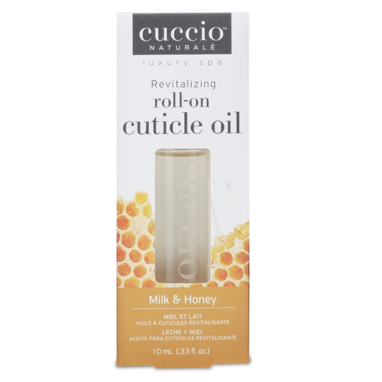 Cuccio NATURALÉ Revitalizing Roll-On Cuticle Oil - Milk & Honey 10ml (4000)