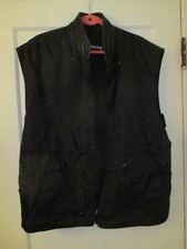 kenneth cole reaction vest leather outer  l/xl black