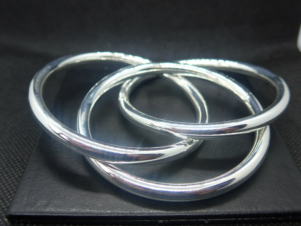 Silver bangles deals ebay