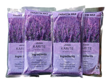 Lot of 4 Karite 200g Lavender Scented Paraffin Wax Refill Packs