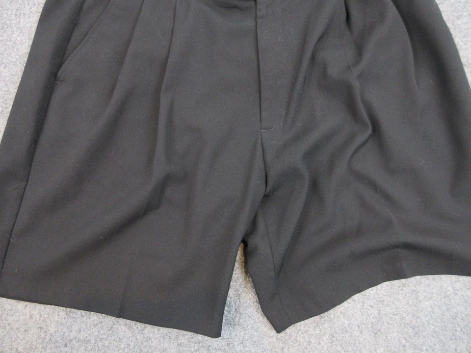 Pantalones Cortos Alan River Para Hombres 40 Negros Preppy Informales Golfista Bermudas Logo 40x22 Foto 2 de 4