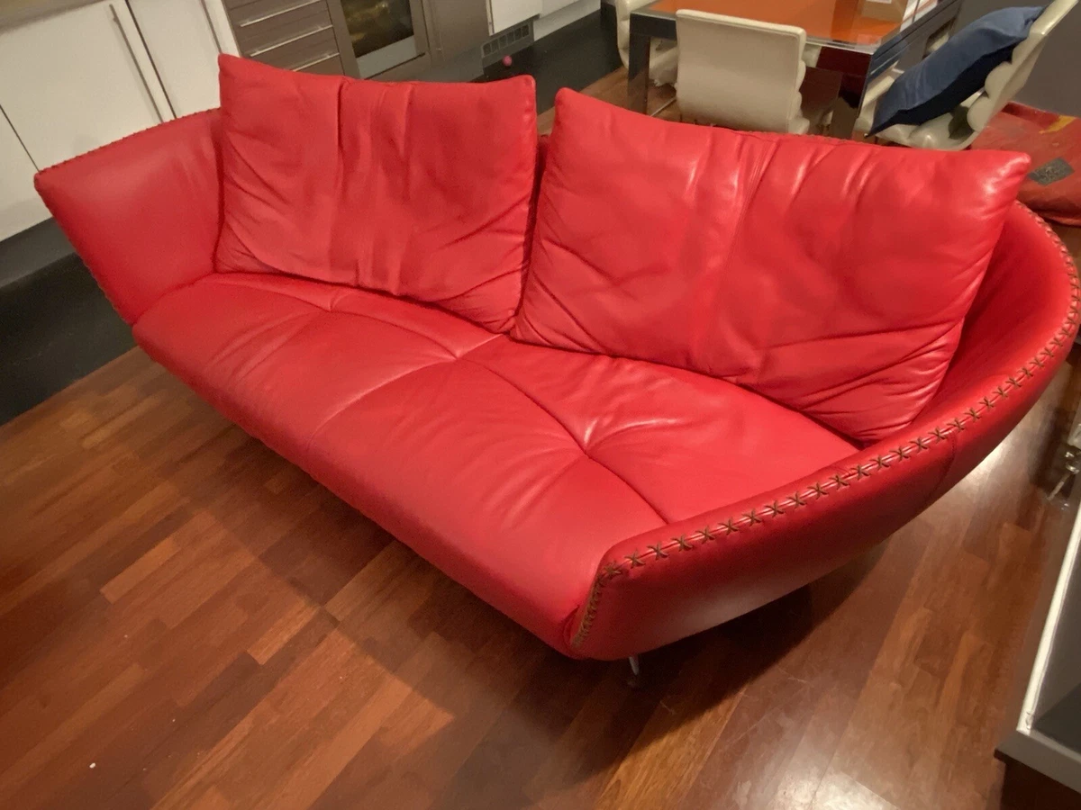 Designer leather sofa deals