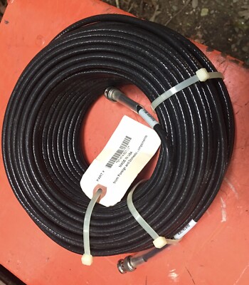 NEW NOS UHF Antenna 155ft Extension Coaxial Cable w/ BNC Connectors 75 Ohm