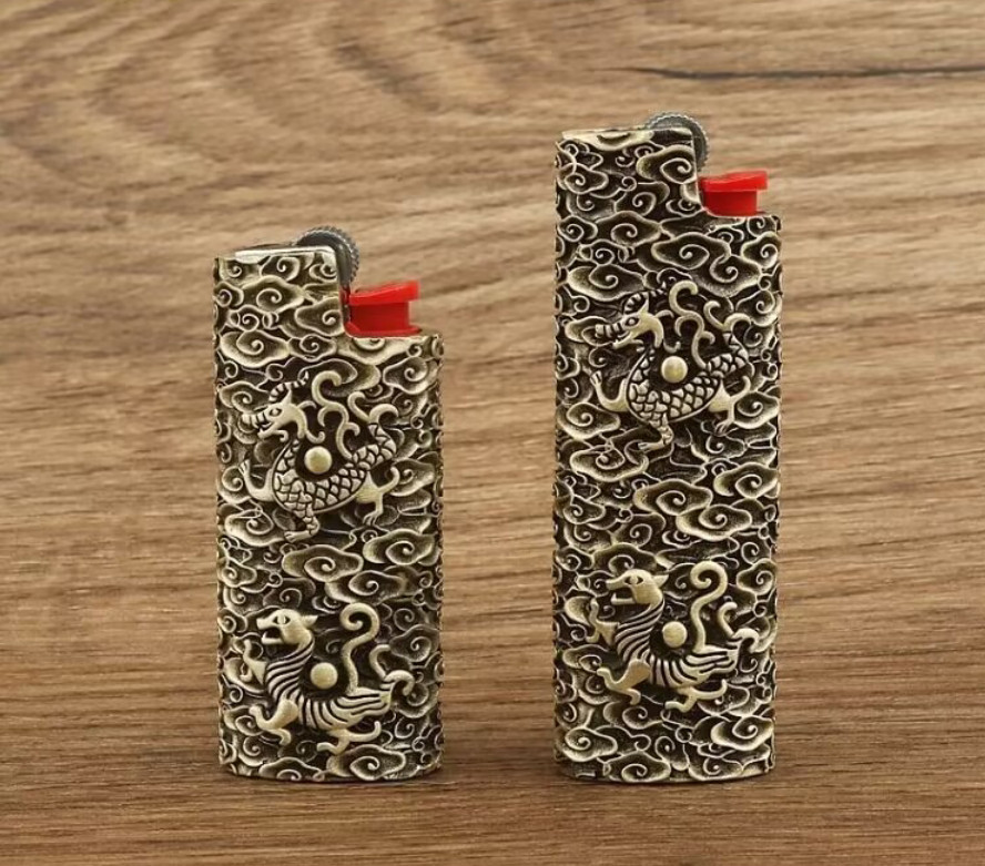 Case Cover Fits Bic Lighter J3 Retro Lighter Case Cover Gift80154