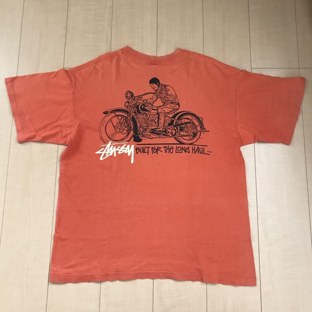 Harley Stussy 80s Vintage T-shirt No Register Mark Old Model Harley Stussy 80s Vintage T-shirt No Register Mark Old Model