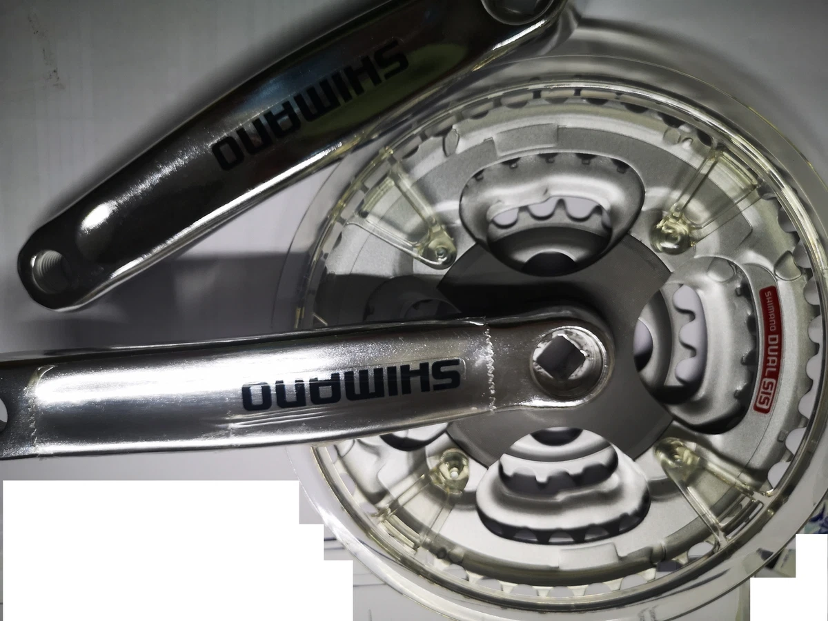 Guarnitura Shimano FC-TY501 42/34/24 Denti - 6/7/8 Velocità, Alluminio Nero Per Bici