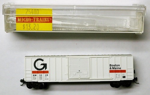 MTL Micro-Trains 25400 Boston Maine BM 3249 50 pies vagón de una sola puerta LPT | Zustand: New