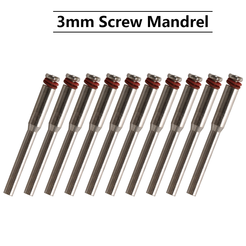 20 Screw Mandrel 3mm Shank Cut-off Cutting Wheel Holder Dremel Power Rotary Tool