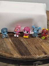 Hatchimals COLLEGGTIBLES Random Clear Jelly Sparkle Lot of 5 Used