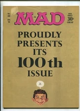 MAD #100 (6.0) 1966 PROUDLY PRESENTS