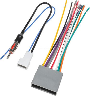 Aftermarket Radio Wire Harness Antenna Adapter For 2007-2015 Acura RDX Non-Navi