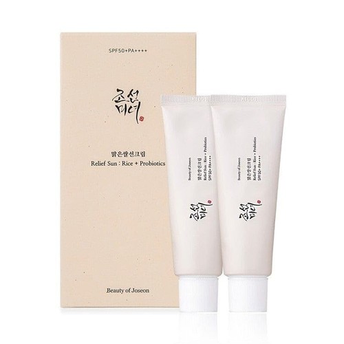 Beauty Joseon Relief Sun: Rice + Probiotics Set(Pack Of 2, 50ML each) FREE SHIP at eBay